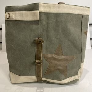 The barrel shack canvas star tote bag